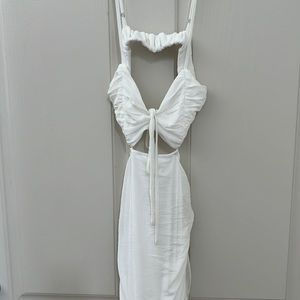 White midi dress!